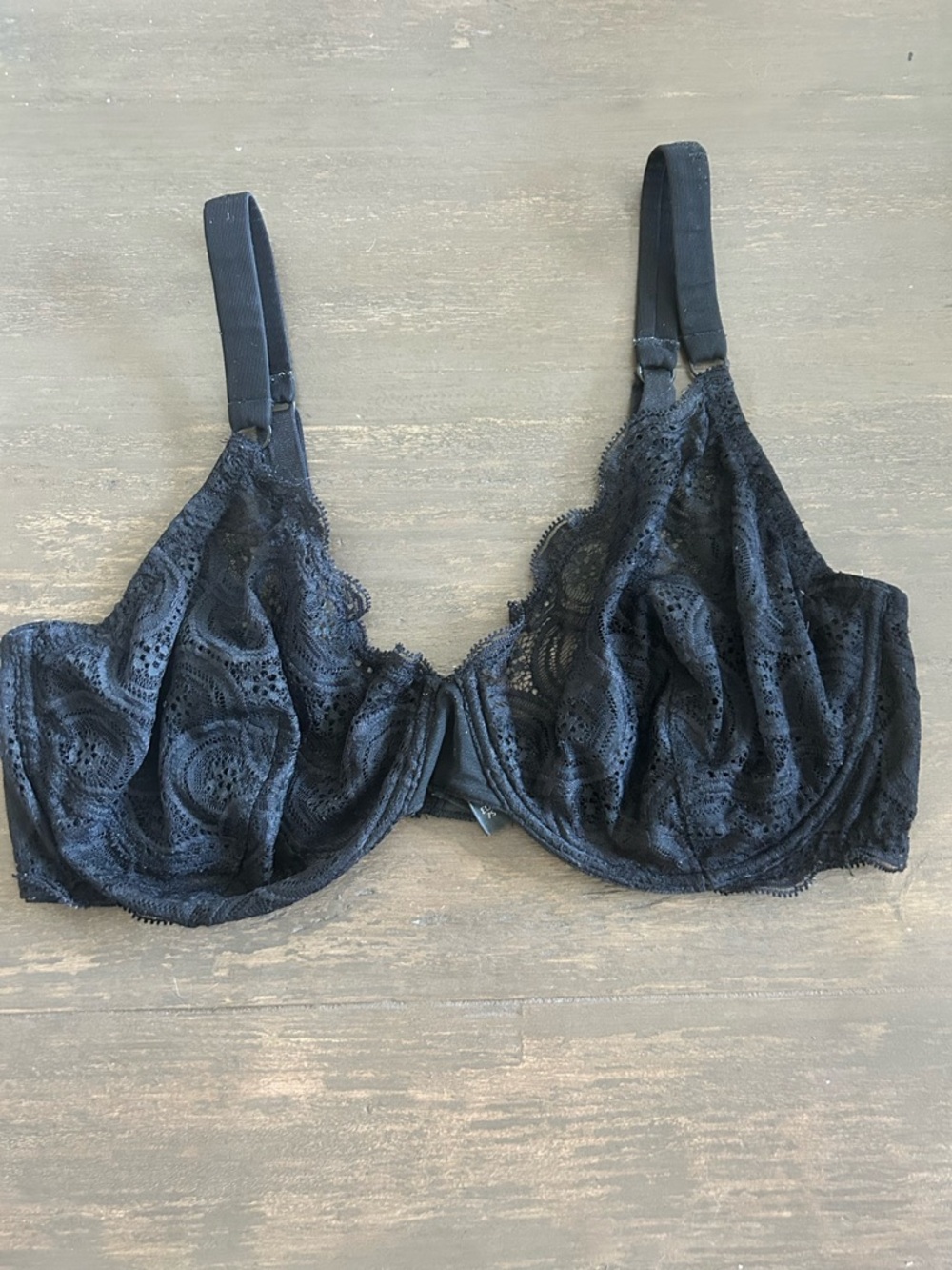 La Perla Studio Black Lace Unlined Underwire Bra